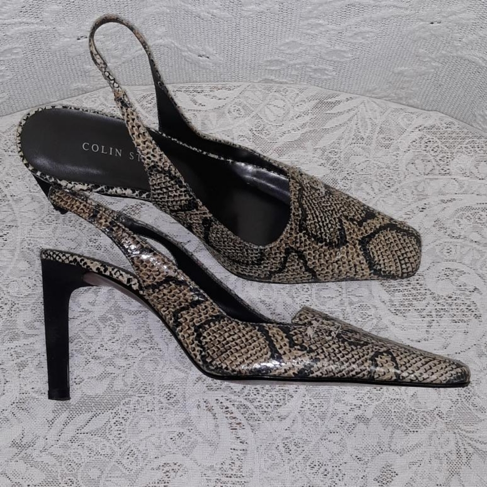 Colin Stuart size 7 1/2 M Slingback Heels